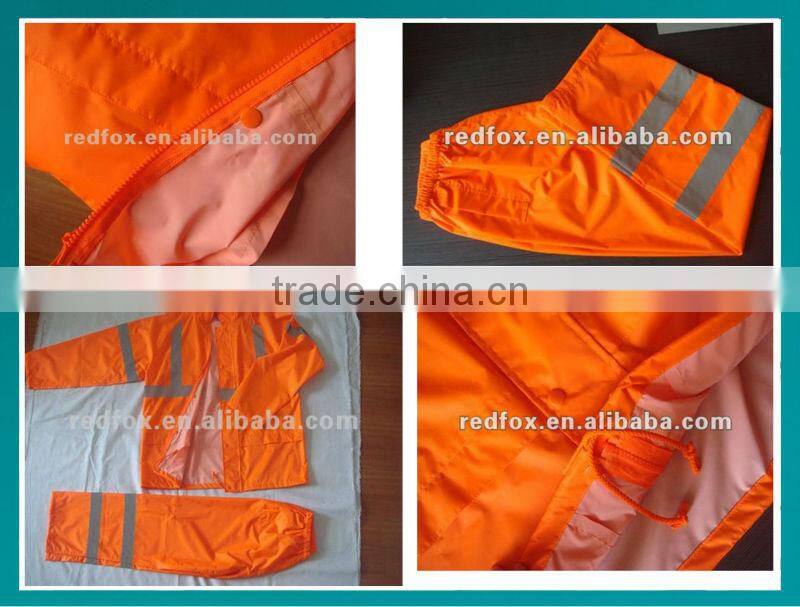 high visibility waterproof fluorescent suits