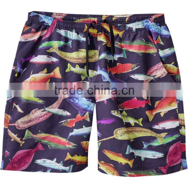 River Running Swimming Water Activities Mens Short Mesh Brief Nylon Fabric Dries Quickly Swimwear Elastic Waist and Drawstring