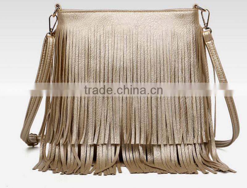 2015 fancy street style ladies fringed bags