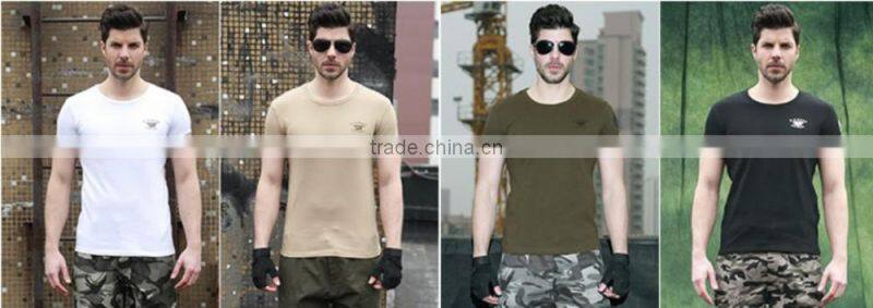 2016 New Model Custom Plain Army Combat t Shirt Military Clothing for Men