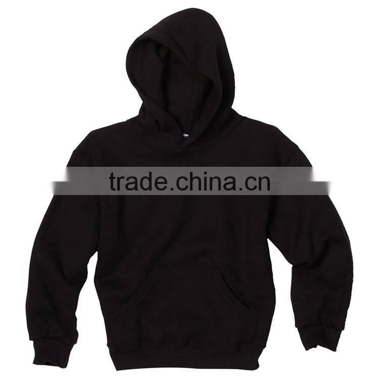 Custom Design Printing Wholesale Cheap Kids Fleece Blank Pullover Hoodie