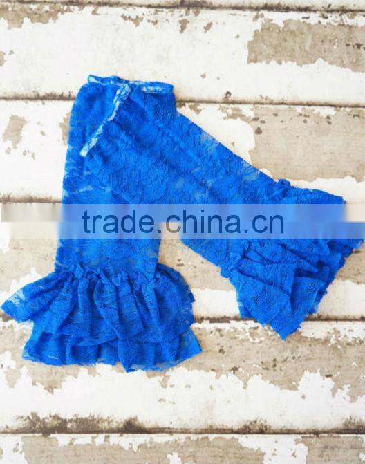 High quality wholesale cute baby pink Lace leg warmers for kids leggings