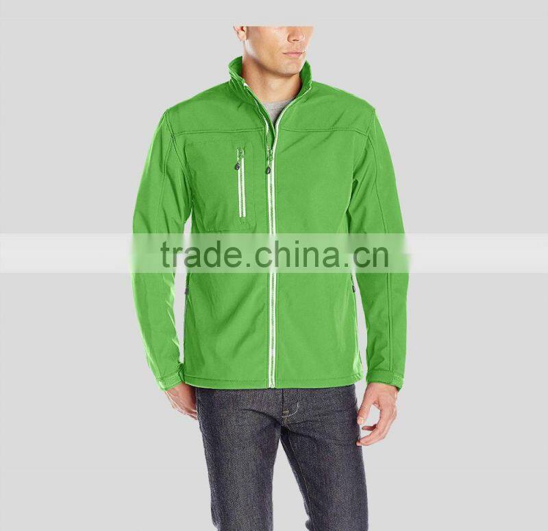 Jacket without hood solid color jacket cargo biker jacket for man