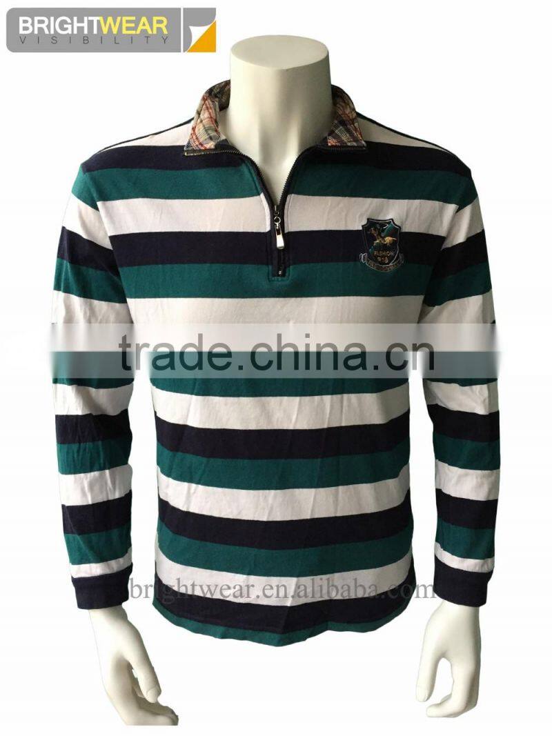 100% cotton pique fabric unifom polo shirt with contrast color for girls