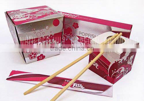 Disposable paper packaging lunch box