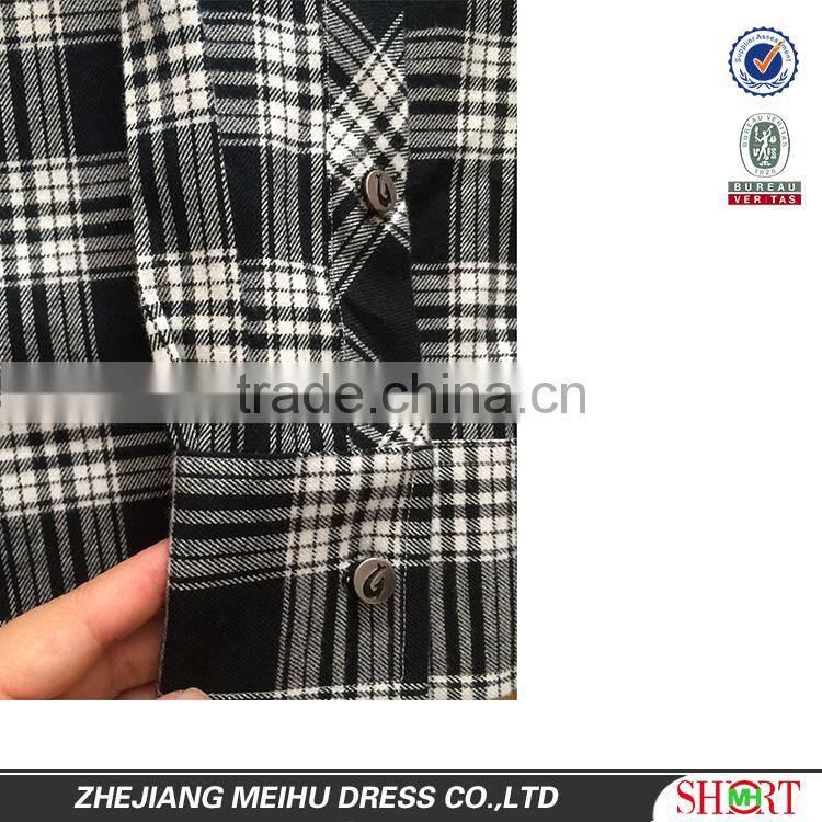 2016 Custom men flannel casual shirt