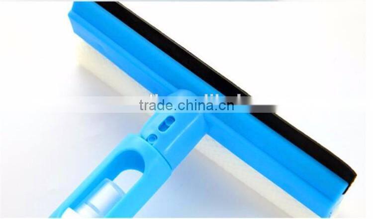 3 in 1 spray window squeegee with sponge and rubber, window cleaner, glass window cleaning wiper