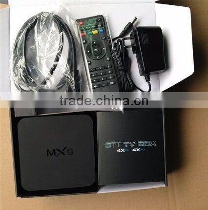 MXG S805 1g 8g quod core Support Coaxial Android 4.4 Wifi HD Media Player