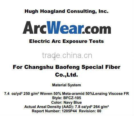 Lenzing FR/Meta-Aramid Farbic(Comfort Viscose)