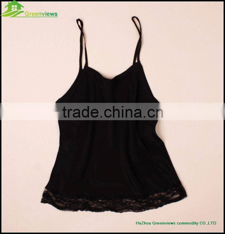 Lady Silk Women Sleeveless Lace Out Vest Casual Party Slim Peplum sleeveless Tank Tops GVGX0004