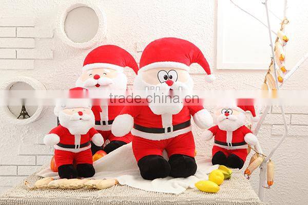 Customized good quality Various santa Claus soft toys