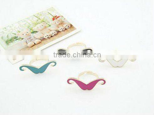 Fashionable Rose Drop Of Oil 3.5*1.0cm Mustache Ring Finger