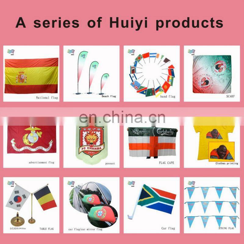 Custom Sports Purple Silk Fan Body Cape Flag 2014 World Cup