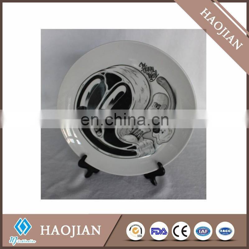 3"&4"&5"&6"&8" &10"moon high quality plate Sublimation coating dinner plates cake stands