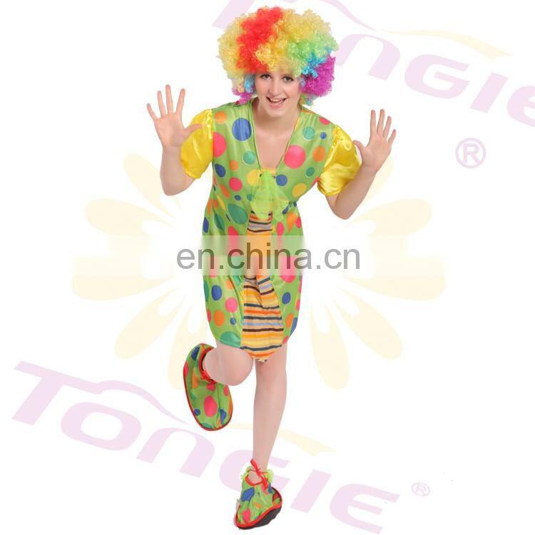 Trade Assurance Unisex Professional Adult Circus Clown Cosplay Costumes