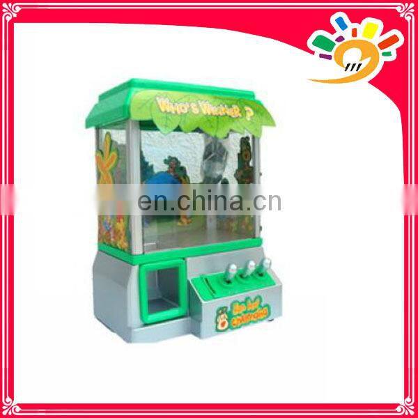 Mini insert coin machine,mini machine toy ,kids coin operated game machine