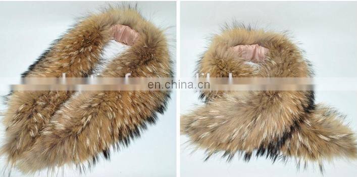 Lantian Fur Top Quality Genuine Raccoon Fur Trim For Hood and Garment