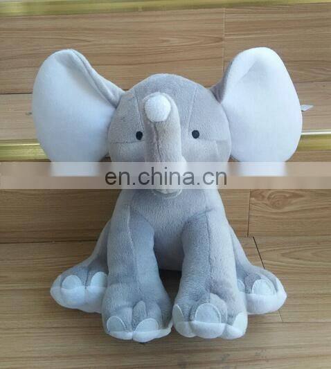 wholesale stuffed soft toy big ears pink plush elephant/plush big ears elephant toy,stuffed plush toy