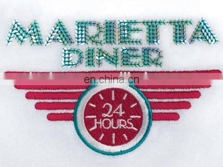 Eco-Friendly Feature and Embroidered Sequin Technics Embroidery Textile Applique Patches
