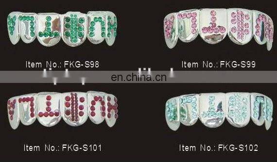 fashion brass grillz teeth
