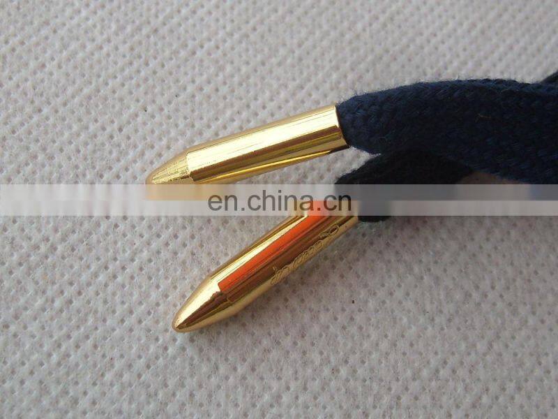 Gold bullet shape metal quick release clips men shoe clips