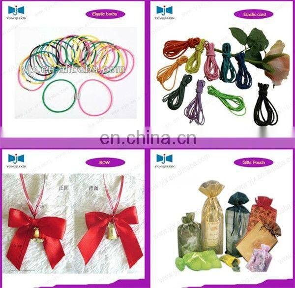 paper bag cotton rope handle with end metallic blockers(barb)