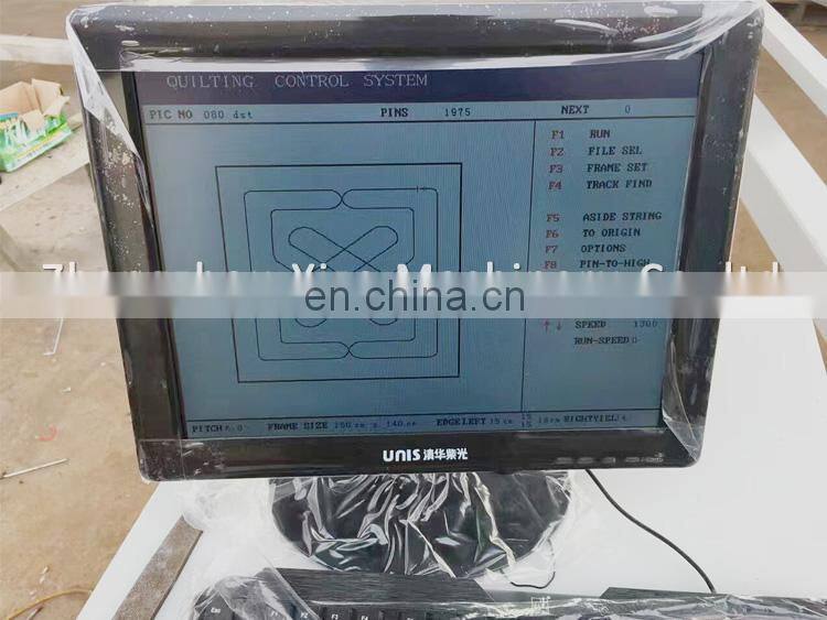 High Quality Computerized Single Needle Quilting Embroidery Machine