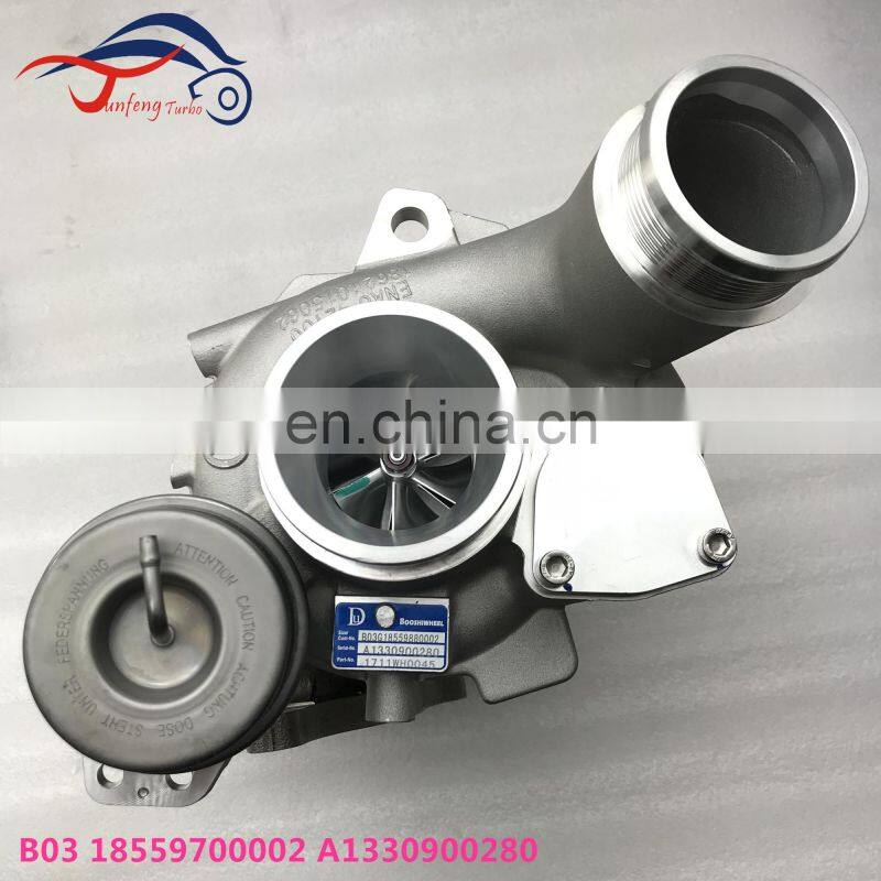 B03 Turbo 18559700013 18559700010 1330900480 M133 engine Turbocharger for Mercedes Benz A-Class 2.0L M133DE20 AL engine