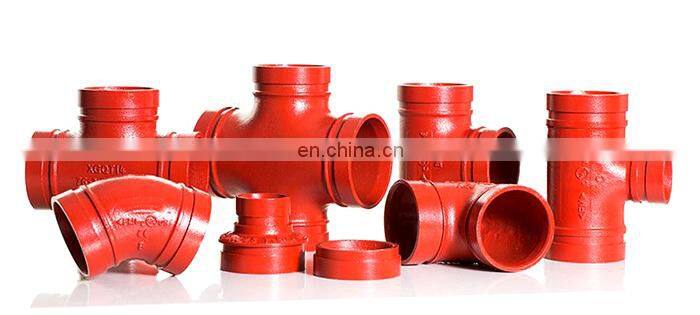 Ductile Iron Pipe Fittings Grooved Concentric Reducer with FM Certificated