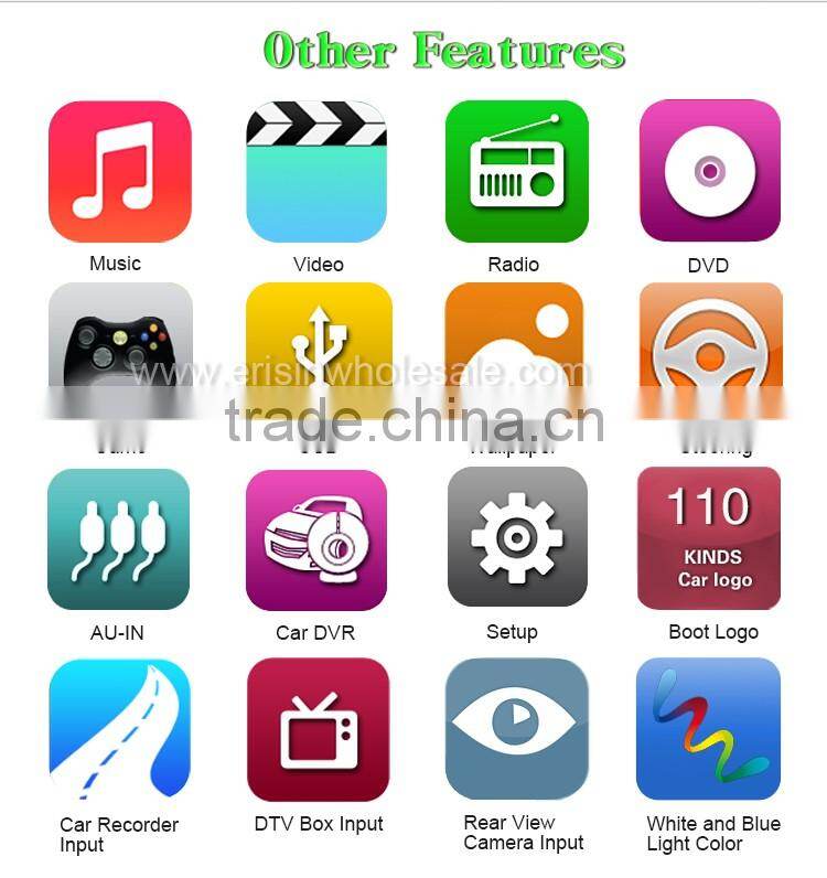 Erisin ES8020M 8" Double Din Car Multimedia System Player