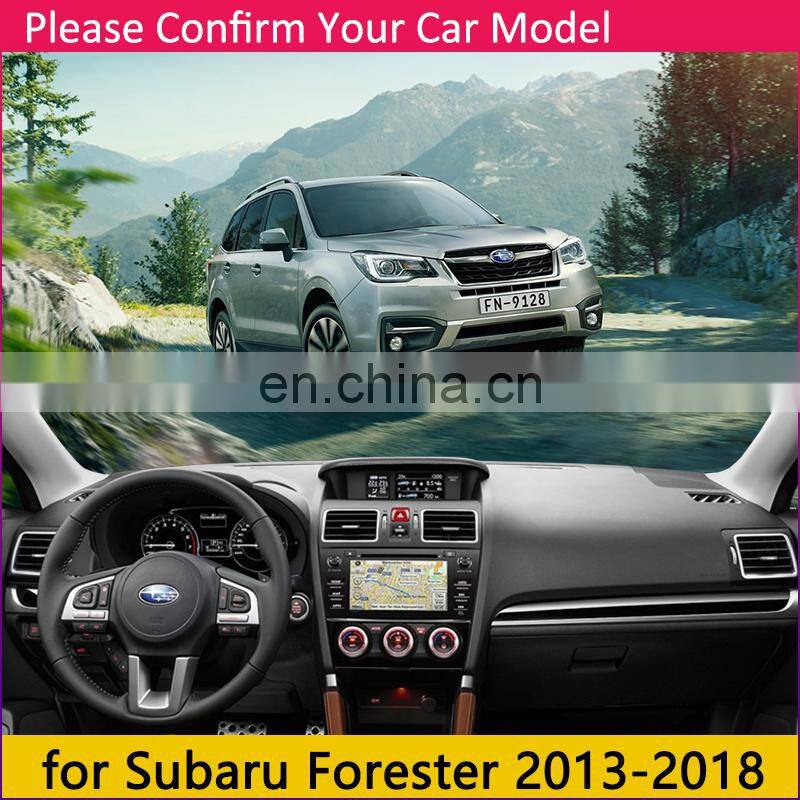 for Subaru Forester 2013~2018 Anti-Slip Mat Dashboard Cover Carpet Sunshade Dashmat Accessories SG SH SJ SK 2014 2015 2016 2017
