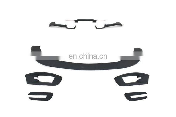 W447 body kits fit for V-class W447 B style w447 kit Front lip Rear diffuserBumper LED light LED light cover Muffler tips