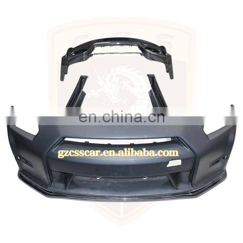 CF&FRP hot tuning part body kit for niss gtr r35 to nis-mo car body kit