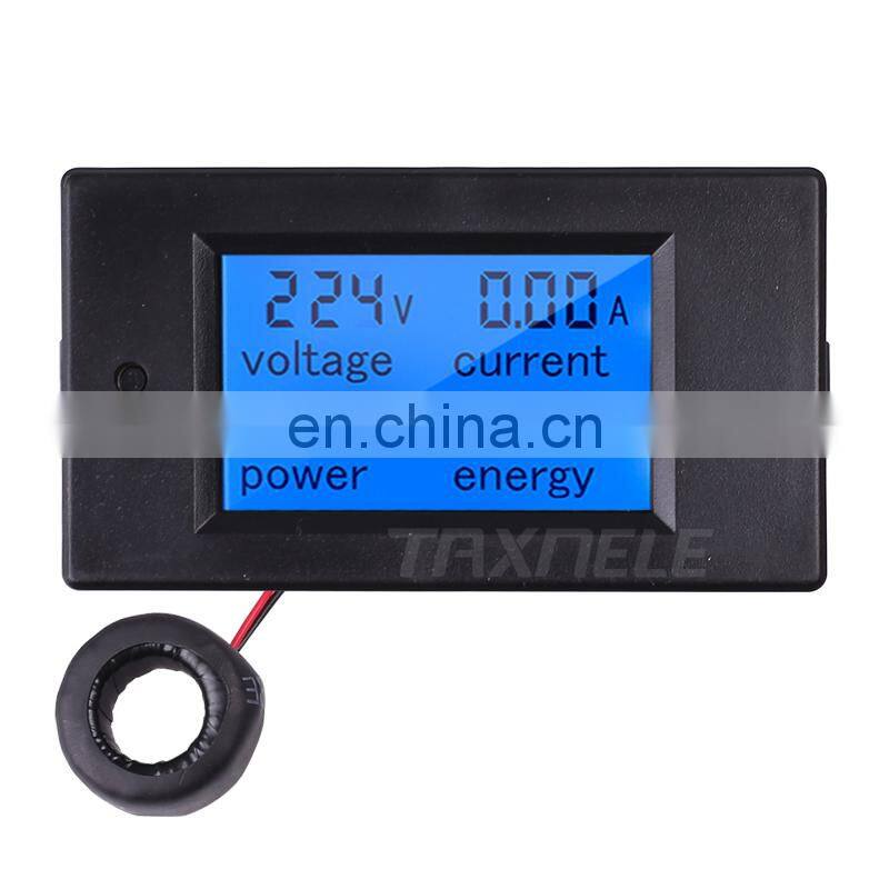 AC80-360V 100A 20A Digital LCD Voltage Current Power Energy Meters indicator Voltmeter Ammeter Wattmeter Tester Detector TX-061