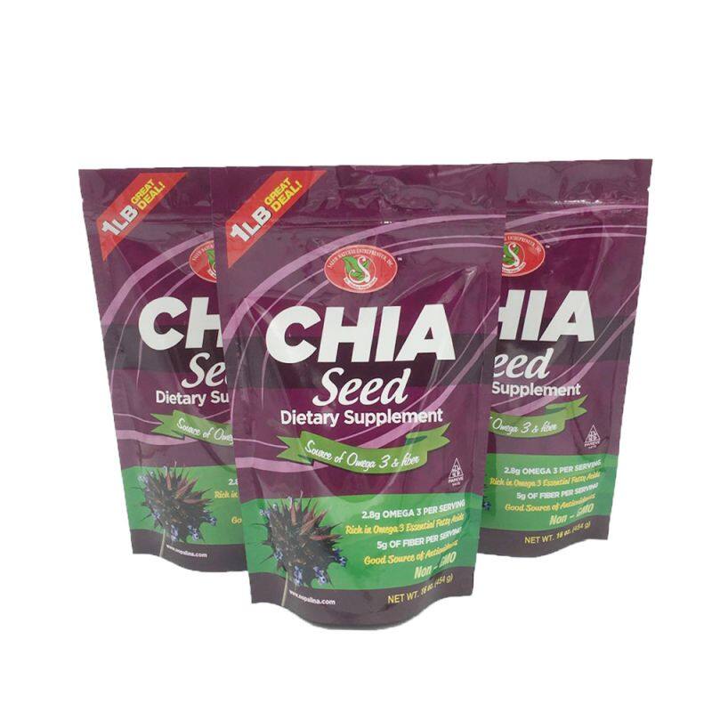 Customized Resealable Matte Frosted Stand Up Doypack Pouches Powder Packaging Loose Moringa Flower Tea Leaf Plastic Bags