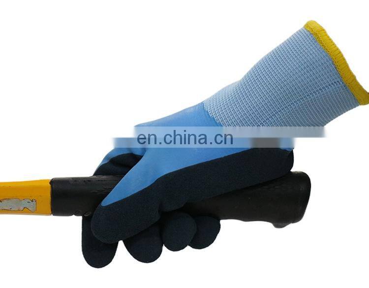 HY Two Liner Thermal Freezing Gloves Ice Snow Activities Power Grip Nitrile Coated Glove Doumei Suitable For -30 To -40