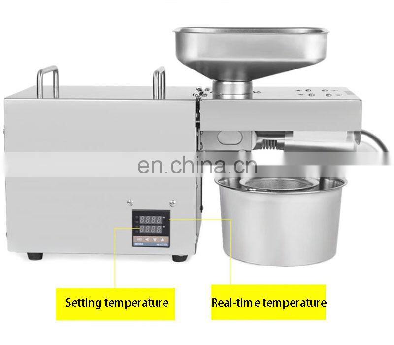 Oil Control Temperature Presser Sesame Avocado Corn Oil Extraction Machine
