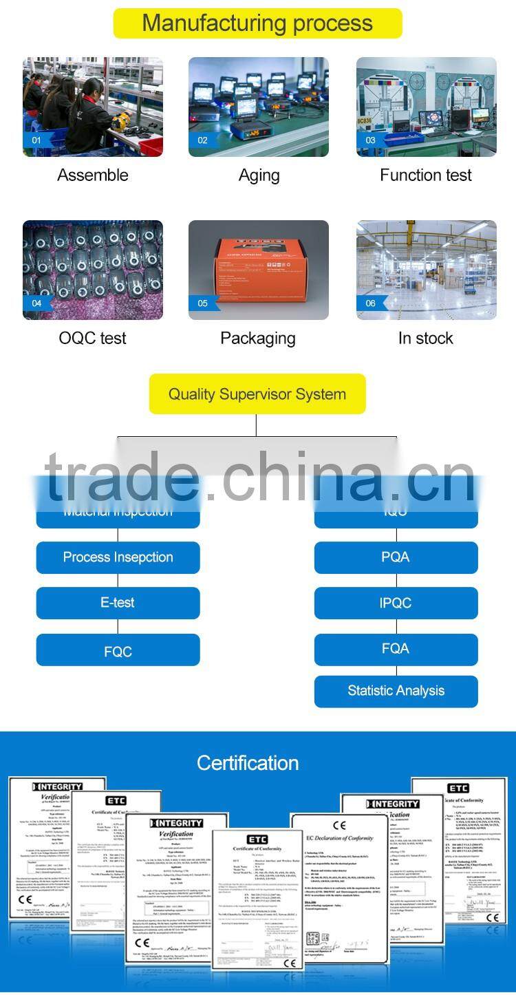 Factory Direct GPS G-sensor Driver Recorder HD Car Dvr Camera Radar Detector With Car Dvr Video