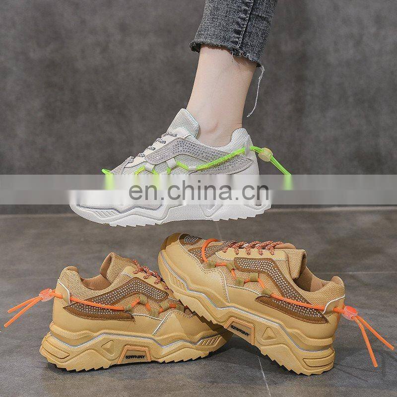 Factory Outlet Christmas 2021 New Products Luxury Fashion All-match Trend Ladies Casual Customized Outlet Fashion Sneakers