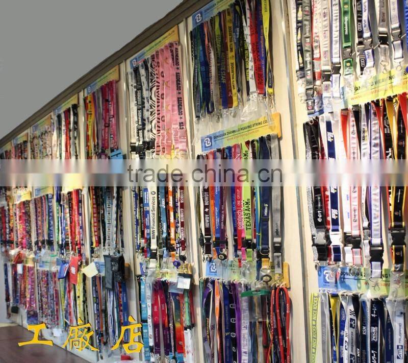promotion cheapest heat-trasfer polyester lanyard for card/keychain