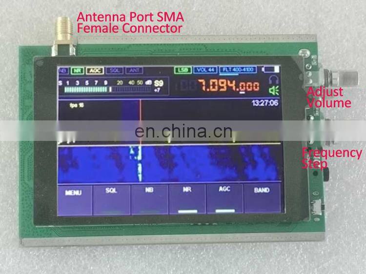 3.5" 50KHz-200MHz DSP SDR Shortwave Radio Receiver for Software Amateur Radio Ham