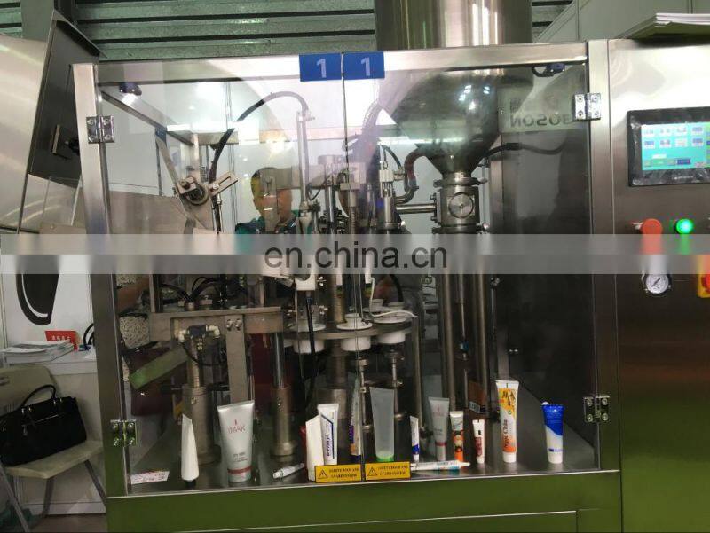 Tube filler and sealer inner-heating type,toothpaste plastic aluminum tube filling and sealing machine