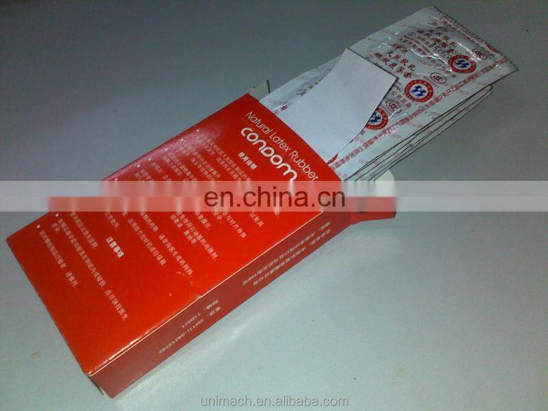 fully automatic facial mask bag blister Cartoning Packaging Machine For Daily Articles Box and condom Facial Paper Perfume