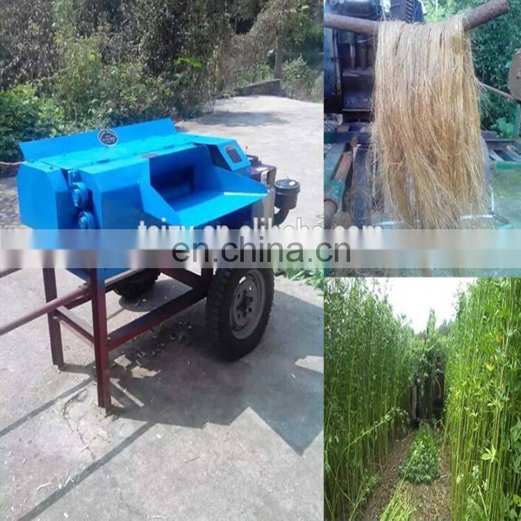 banana stem decorticator Jute Decorticating Pineapple leaf Peeling Machine