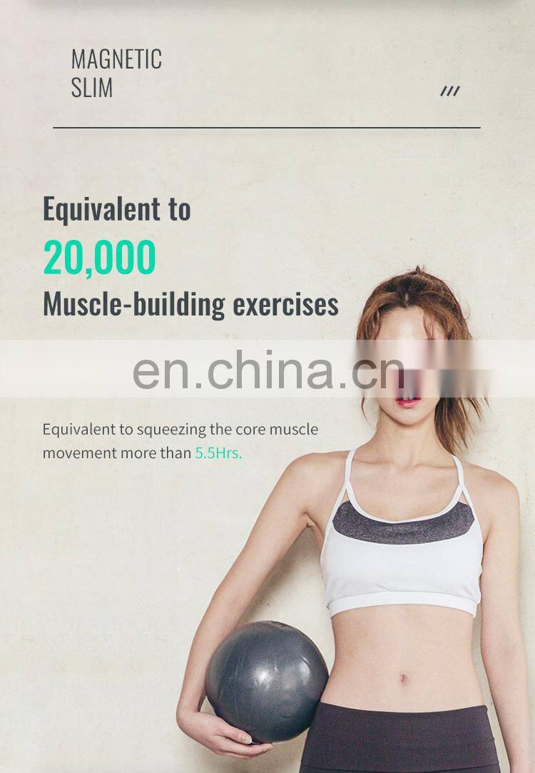 2022 new hot ems body slim machine muscle stimulation Electromagnetic slimming machine for gym