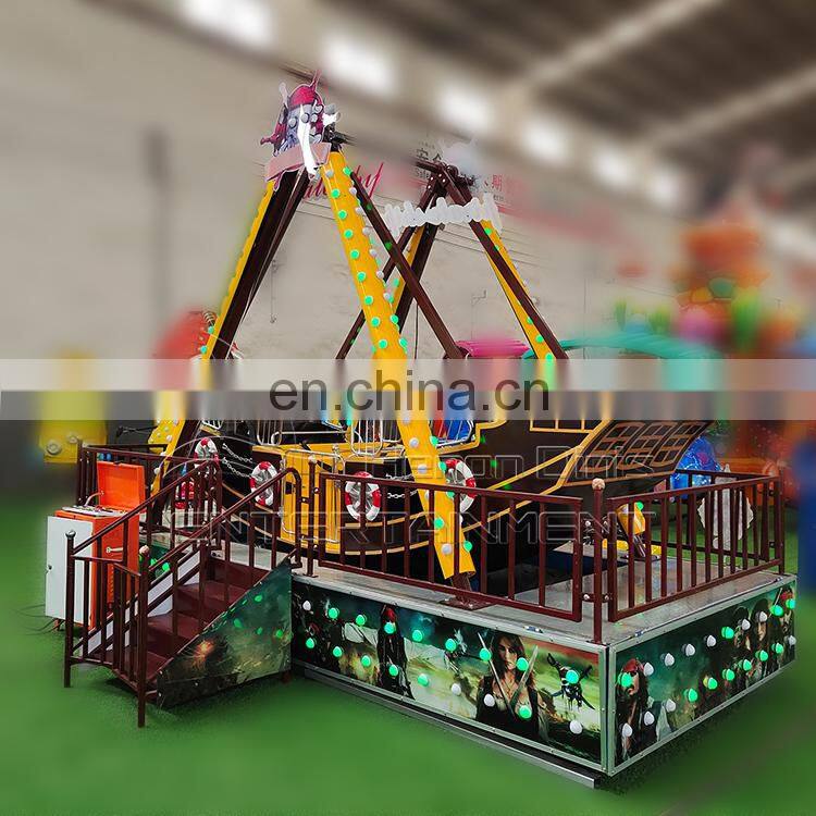 Fun fair rides entertainment indoor and outdoor theme park play equipment mini pirate ship rides for sale