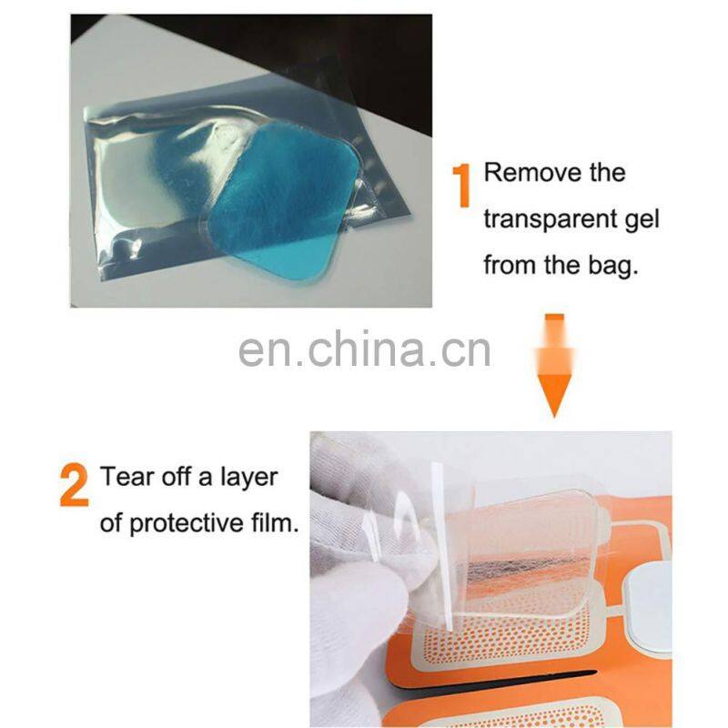 Hydrogel Pads Abdominal Gel Fitness Equipment Machine Stickers Blue