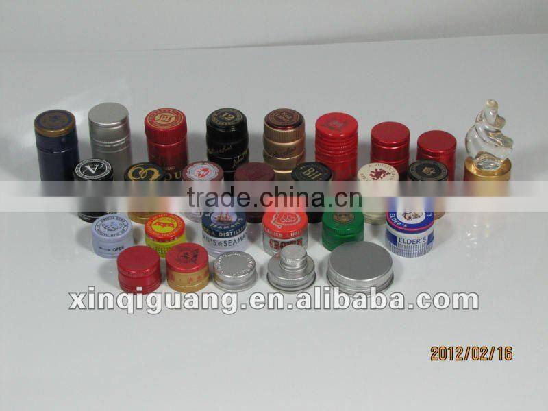 aluminum ROPP bottle caps for wine