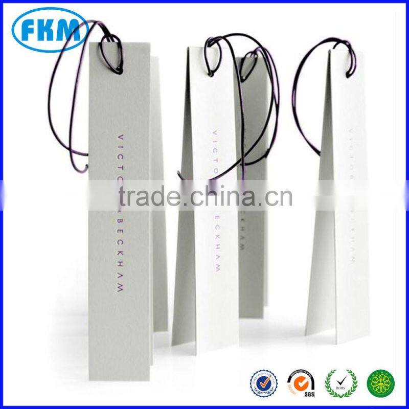 Custom printed clothes label paper label and hang tag