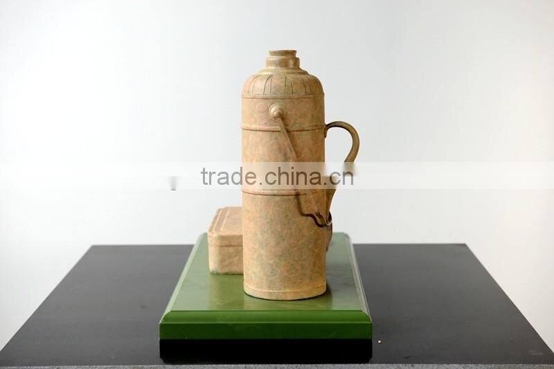 Home Decoration Bronze Live Statue Lunch box Sculpture Patented